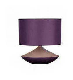 Purple Ceramic Table Lamp.